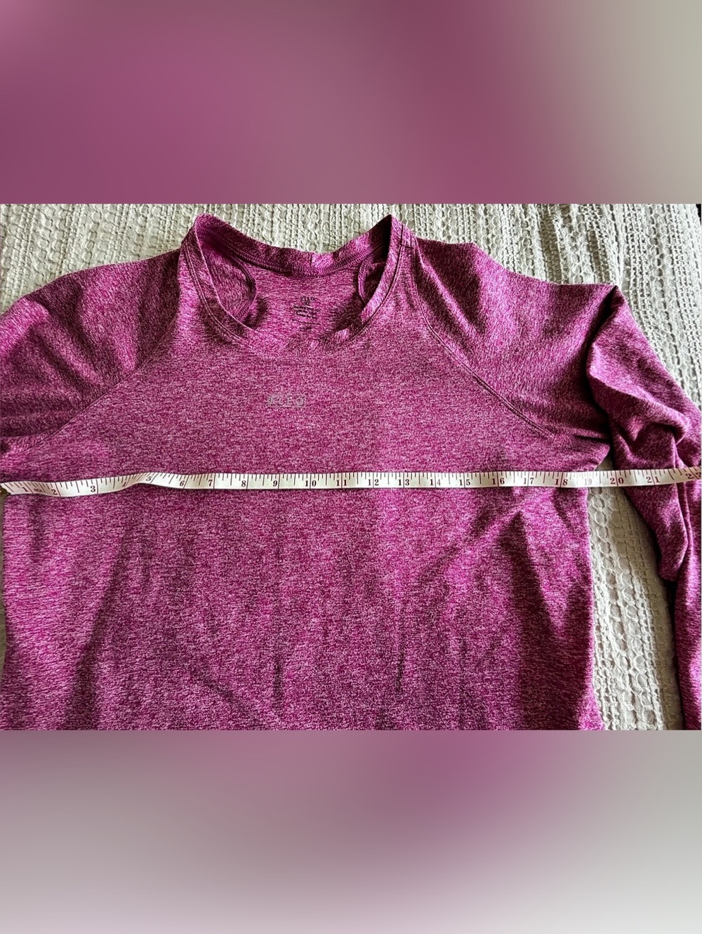 Fleo Foundation Full Long Sleeve Athletic Top Pink XL - Picture 3 of 5